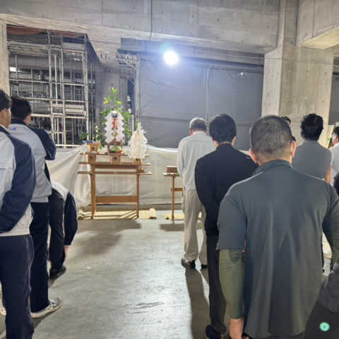 安全祈願～作業指示